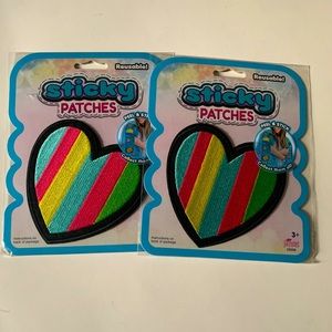 Imperial Reusable Sticky Patches NEW rainbow heart (2)